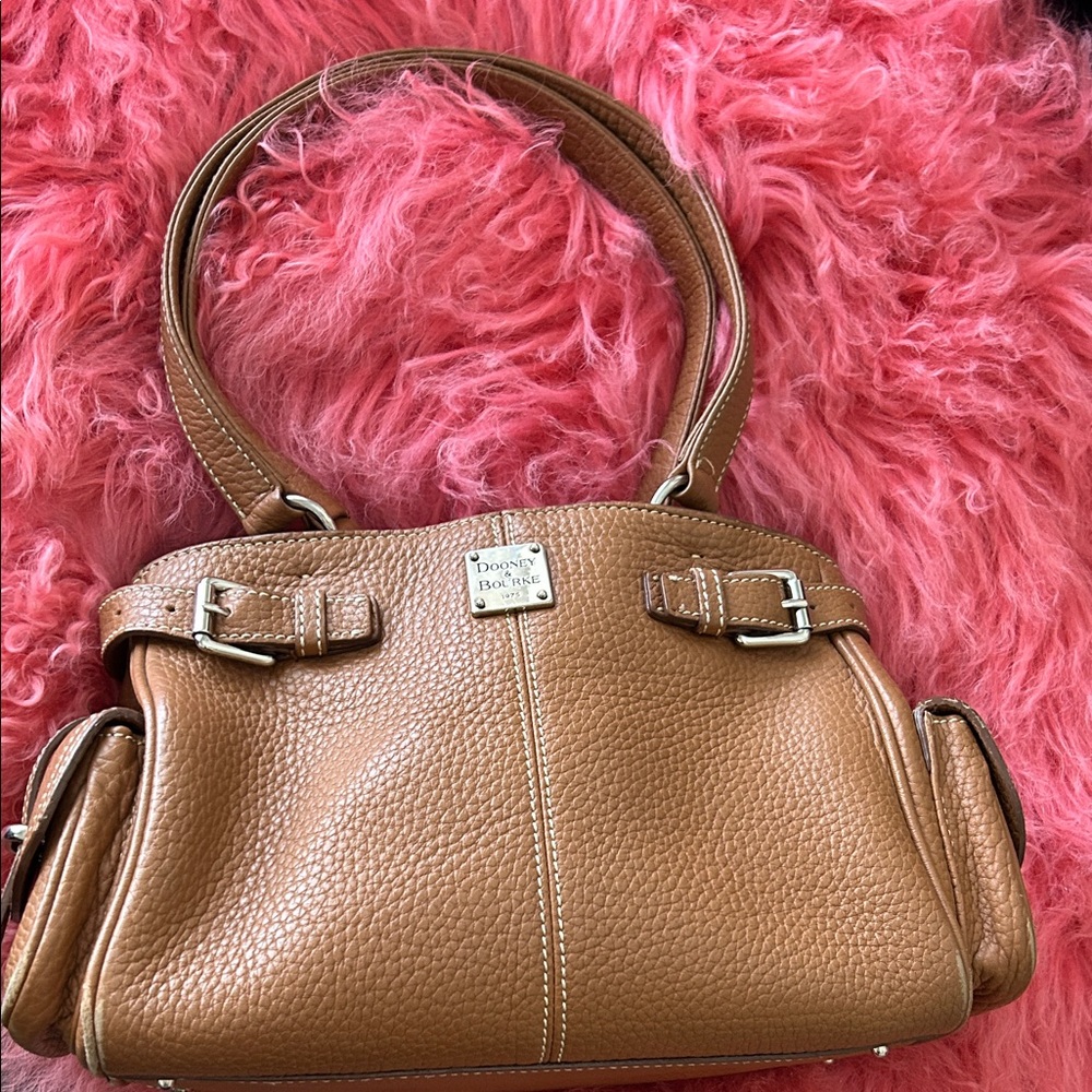 Dooney & Bourke Brown Leather Satchelthe dinette in the pictures